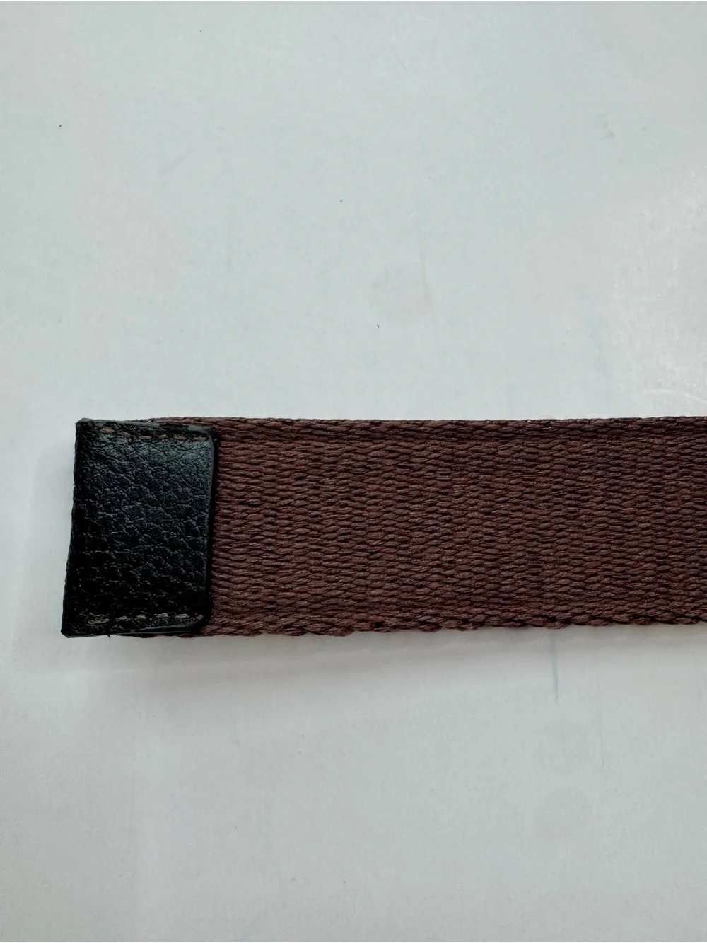 Cole Haan Black and Brown Leather Reversible Belt with Polished Buckle